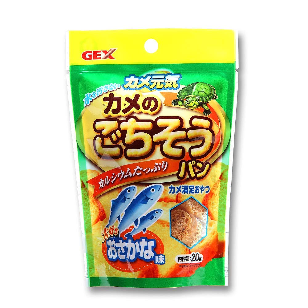 Amazon | ジェックス カメ元気 カメのごちそうパン おさかな味 20g 3個